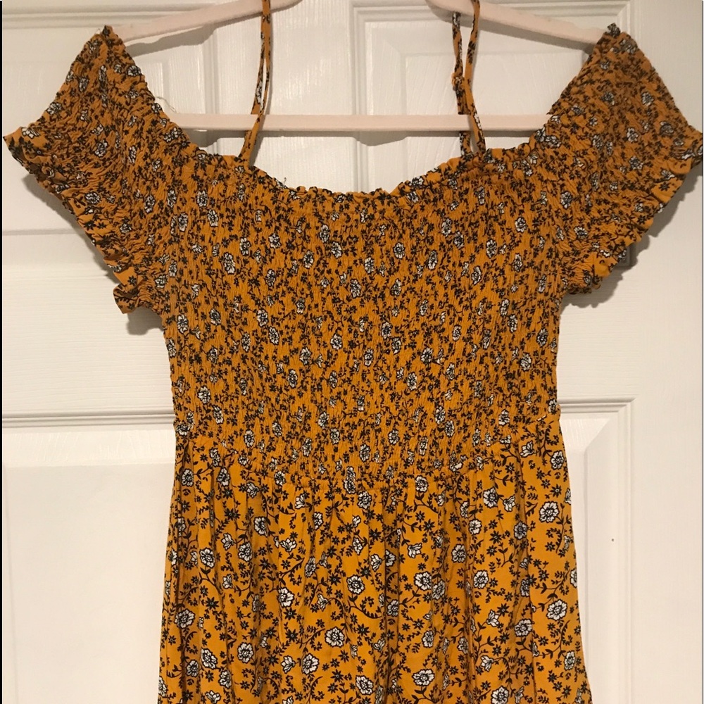 Ladies off shoulder super cute long summer dress